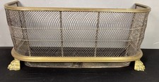 Antique Small Brass Fireplace