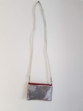 Silver Chainmail Small Shoulder Bag Clarins Party Y2K 90's