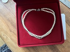 Mikimoto 5 mm double Strand Pearl Necklace - Used GC