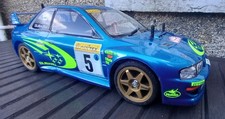 TAMIYA SUBARU IMPREZA WRC 1999 RC CAR 1/10 SCALE RICHARD BURNS MONTE CARLO