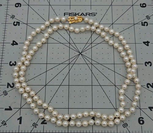 Vintage mikimoto inch pearl - inch,