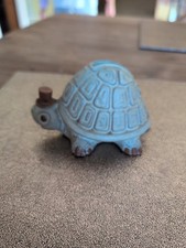 Vintage Shelf Pottery Ltd Halifax - Tortoise Money box good condition 