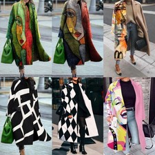 Women New Print Coat Jacket