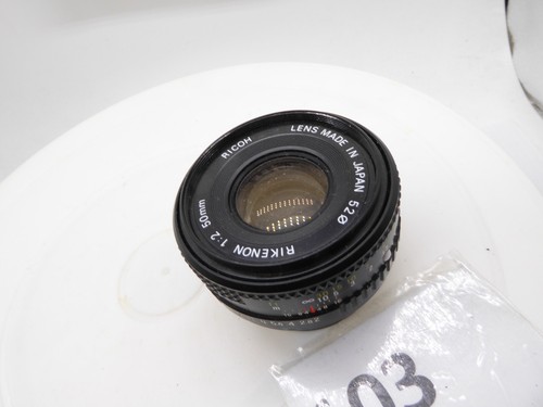 Rikenon 50mm ricoh lens - rikenon,
