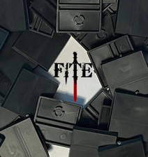 25mm plain square bases -new