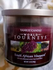 Yankee Candle South African Vineyard World Journeys 12 Oz 340g 2 Wick Jar Grape