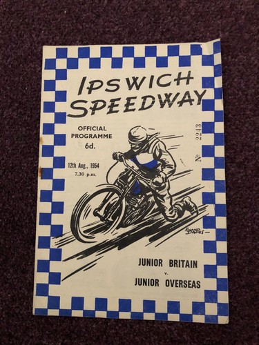 Speedway programme ipswich - speedway,