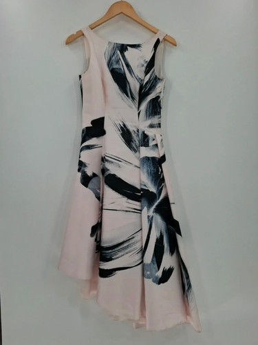 Coast pink black floral - pink,