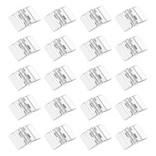 20 Pcs Clear Plastic Hinges