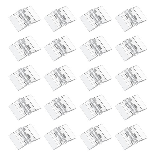 Pcs clear plastic hinges - pcs,