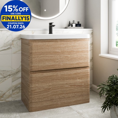 Floor standing bathroom vanity - standing,