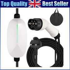 Electric Vehicle Car Charger 13A EV Charging 13A Cable Type 2 UK Plug 3 Pin