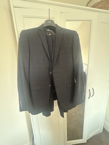 Men navy blue piece - 2, suit
