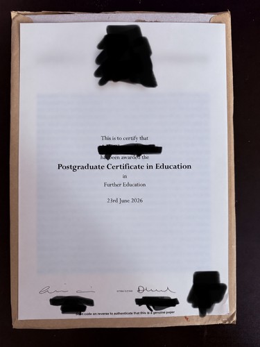 Pgce det certed - certed, graded