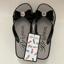 Brighton Flip Flops Black