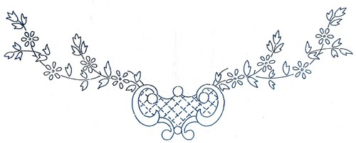 Vintage embroidery transfer - embroidery,
