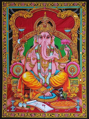 Ganesha tapestry hindu god - hindu,