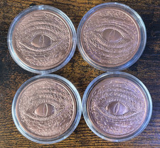 4 x World Of Dragons 1oz .999 Copper Round The Welsh