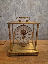 Bulle Type Kieninger & Obergfell Kundo Electronic ATO 4 Glass Mantel Clock .A.