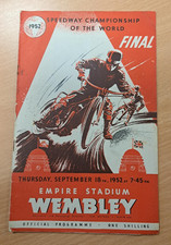 WORLD SPEEDWAY FINAL PROGRAMME