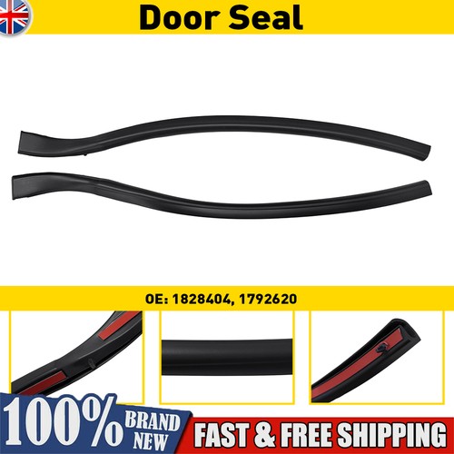 2pcs front rubber weatherstrip - front,
