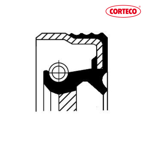 Shaft seal crankshaft corteco - crankshaft,
