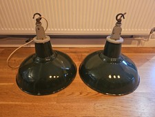 Pair Of Vintage Enameled