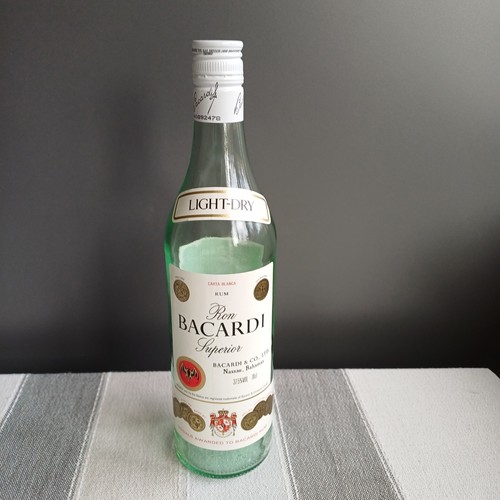 Vintage empty bottle ron - empty,