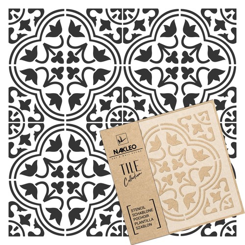 Reusable plastic tile stencil - plastic,