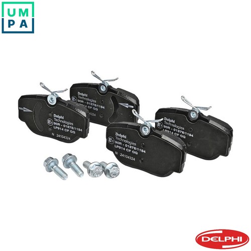 Brake pad set disc - pad,