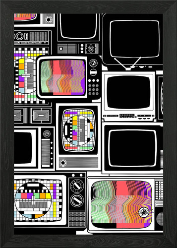 Cathode ray tube framed - cathode,