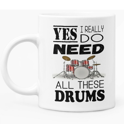 Funny mug for drummer - funny,