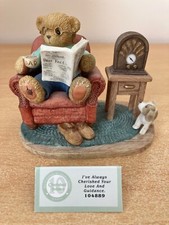 Cherished Teddies, Father's Day, 10th Anniversary RARE in original box VGC 