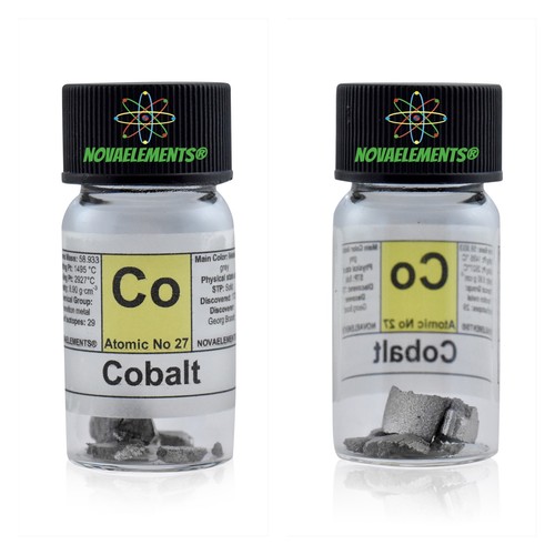 Cobalt metal element - , co