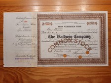 US: Baldwin Co., 1927, common