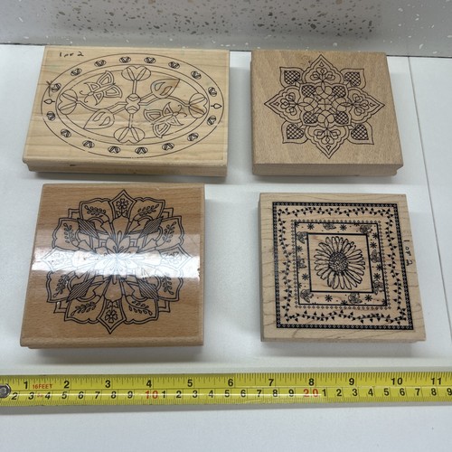 Set wooden stamps for - set, 4