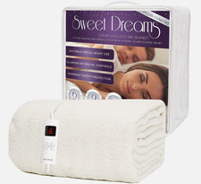 Heated Blanket Electric Mattress Cover Single Double King Superking Dual Control
