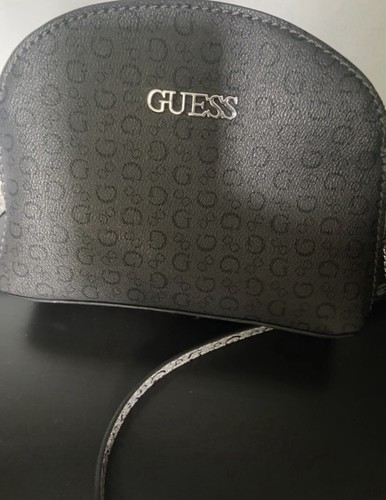 Guess black logo print - logo, small