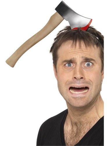Smiffys hatchet through the - through,