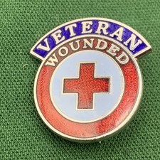 Wounded veteran pin badge - pin,