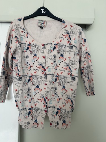 Yumi beige bird print - yumi,