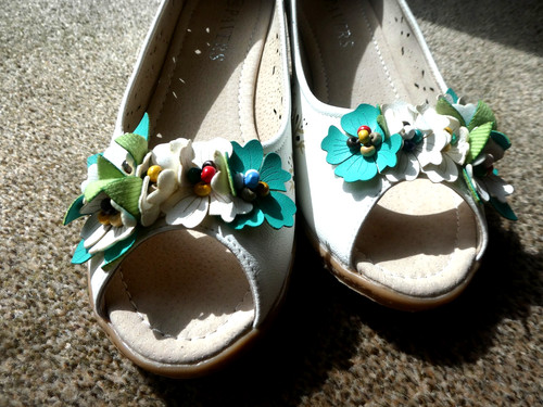 Ladies new paver floral - floral, shoes