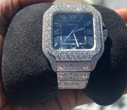Cartier santos blue men - cartier,
