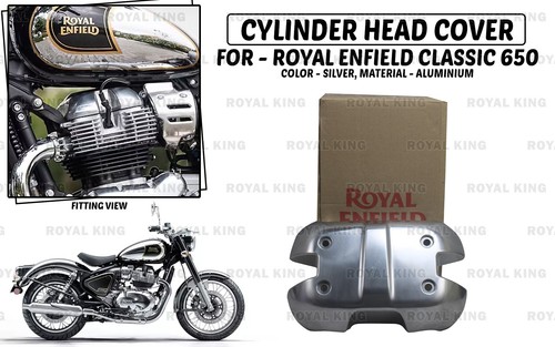 Silver cylinder head cover - silver,