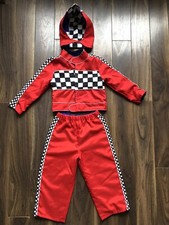 3-4 Years Rare Disney Store Motorbike Costume Blue Red Reversible