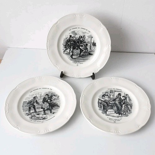 Boch belgium plates antique - boch,