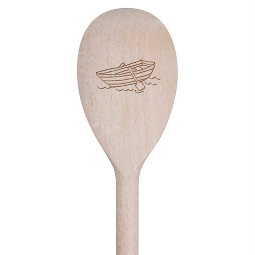 30cm row boat wooden - 'row,