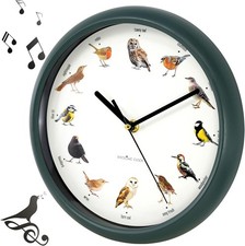 GEEZY Singing Bird Wall Clock