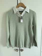 Bonmarche women's white green