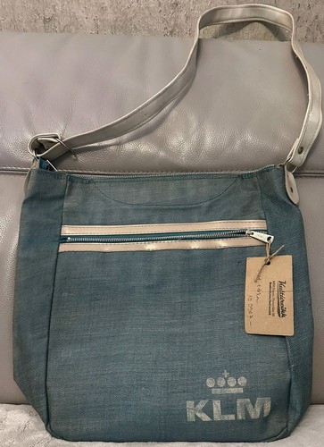 Klm airlines vintage sachel - klm,